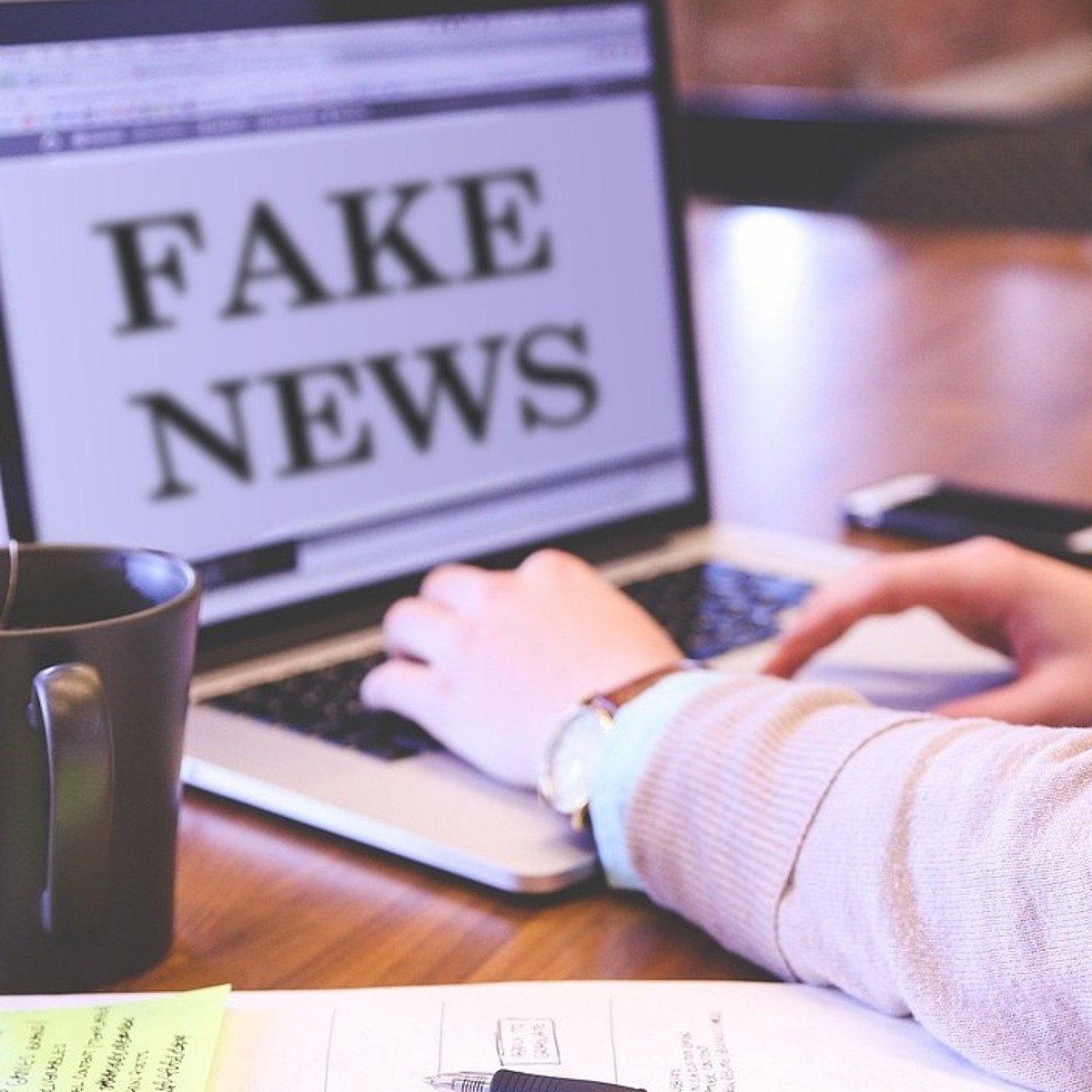 Immagine simbolica delle fake news